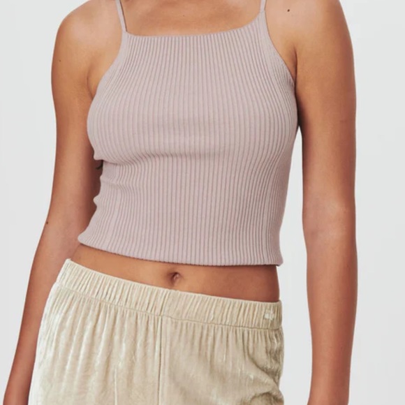 LIAT KNIT SINGLET MUSHROOM by ROWIE the label - Picture 6 of 11